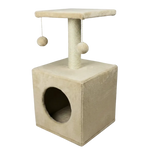 Cat Tree Beige Side Angle