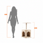 Cat Tree Beige with Shadow