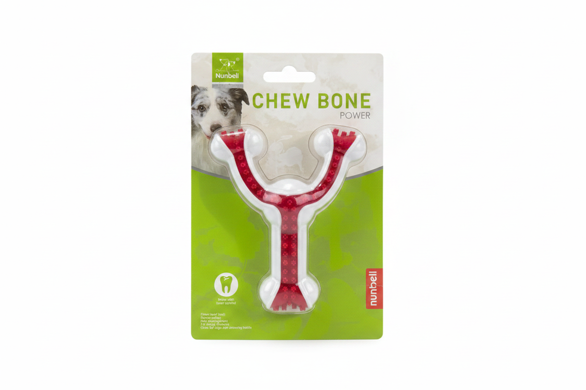 Chew Bone Red - White Background