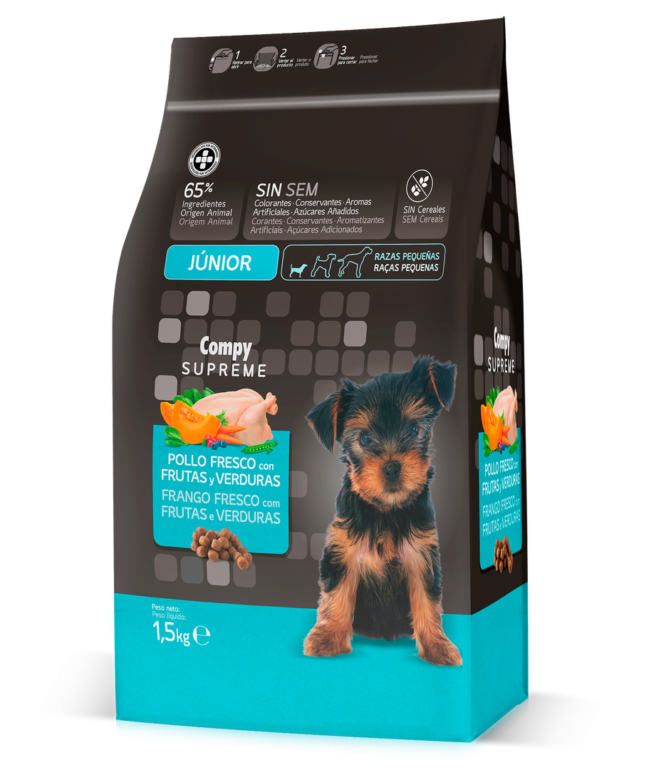 Compy Supreme Junior Dry Food 1.5Kg.