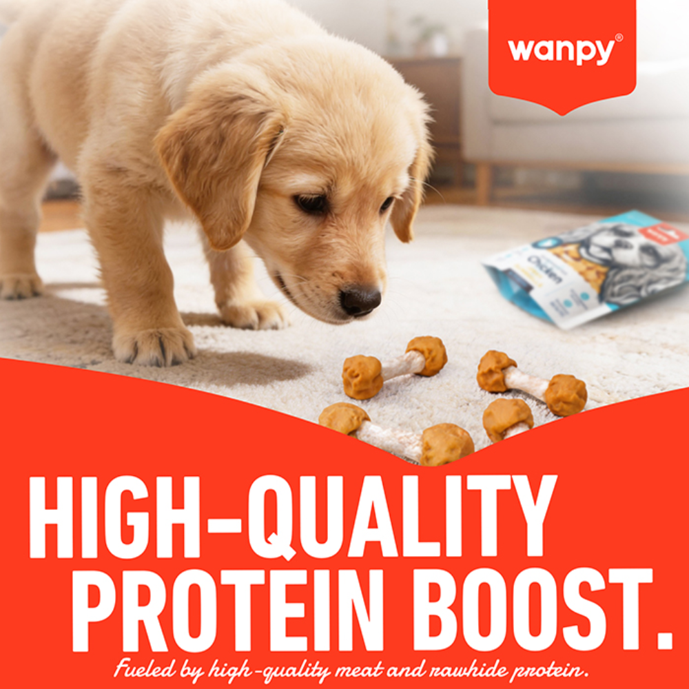 Wanpy Treat For Adult Dog Lamb Jerky Dumbbells 100 g