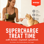 Wanpy Super Foods Creamy Treat Chicken Pumpkin & Kale 70 g (5*14g)