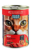 orgo canned food for cat beef with veg & soup 400g.