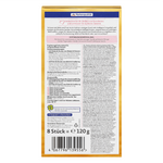 Back of a pet food package with text and product details