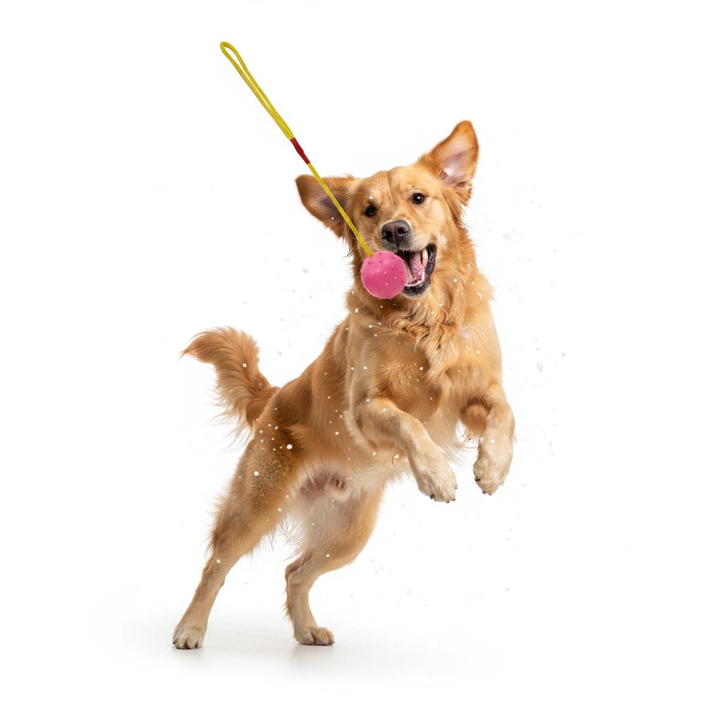 Bomei Pet Dog Chew Ball with Rope Toys Petfast.shop Bomei Dog Supplies Toys petfast.shop EgyptBlue 99.00