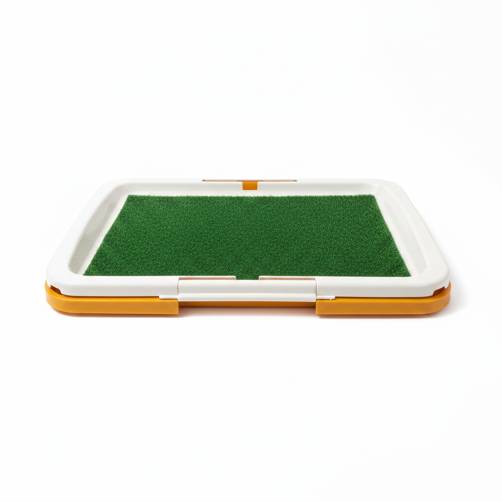 Dog Potty Tray - White Background
