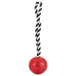 Dog Red Ball with Rope Toy