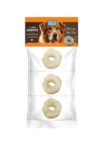 Orgo Rawhide Donuts for Dog Dental Oral Care 3 PC Small.
