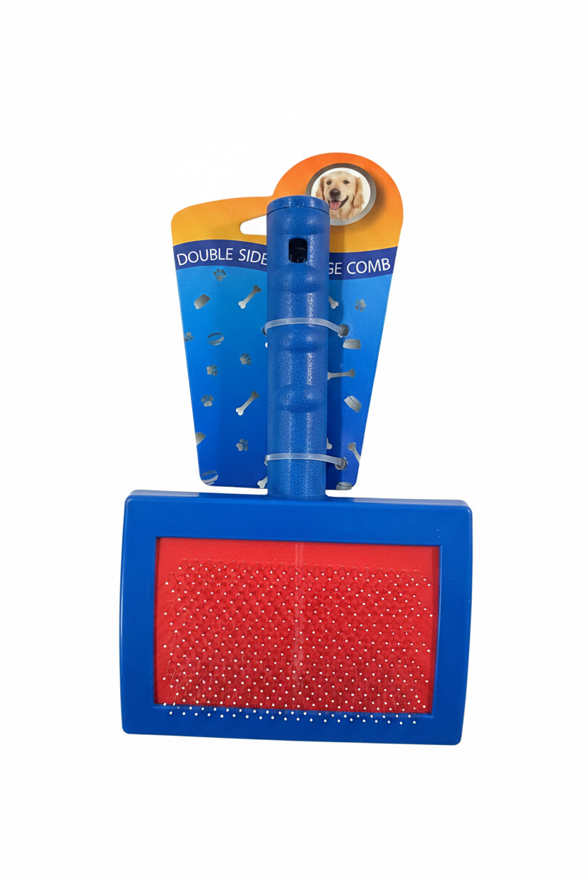 Double Side Massage Comb Side View - White Background