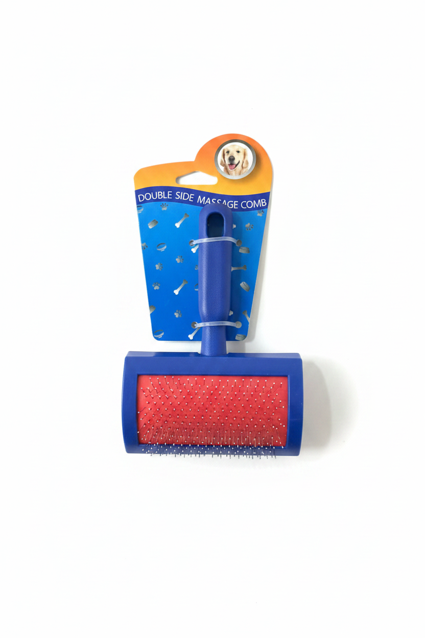 Double Side Massage Comb - White Background