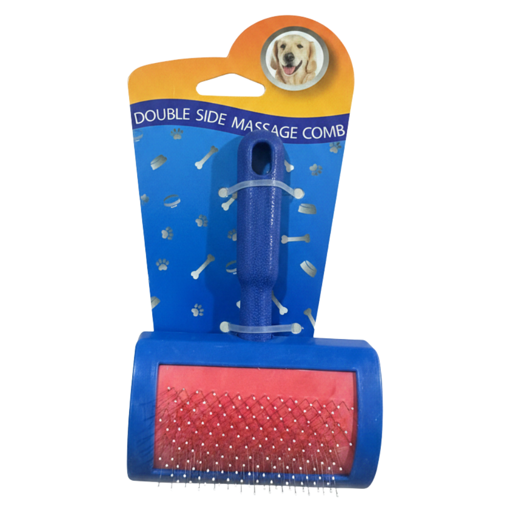 Double Side Massage Comb - White Background
