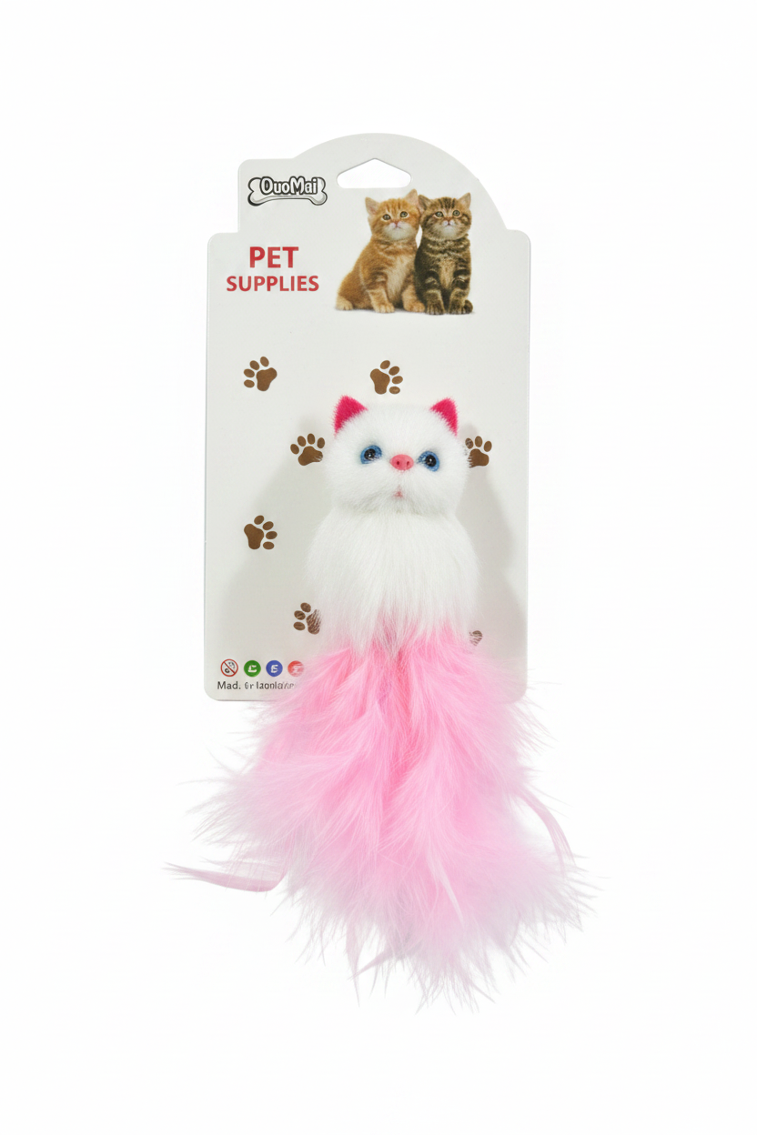 DuoMai Cat Toy - Light Pink
