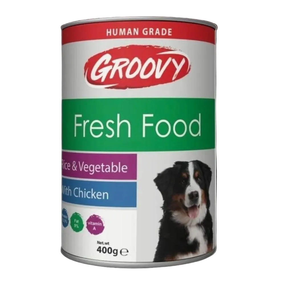 Groovy Wet Food For dogs fresh food chicken 400g