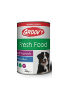 Groovy Wet Food For dogs fresh food chicken 400g.