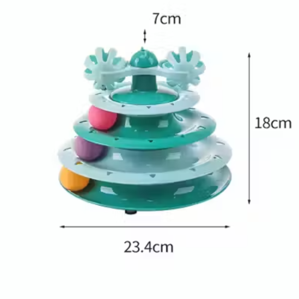 Cat Turntable Toy 3 layers Petfast.shop Generic Cat Exclusive Supplies Toys petfast.shop EgyptDefault Title 675.00