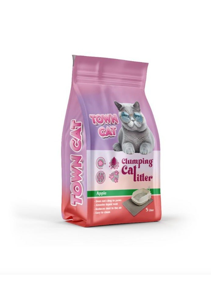 Town Cat Litter Apple 5L.