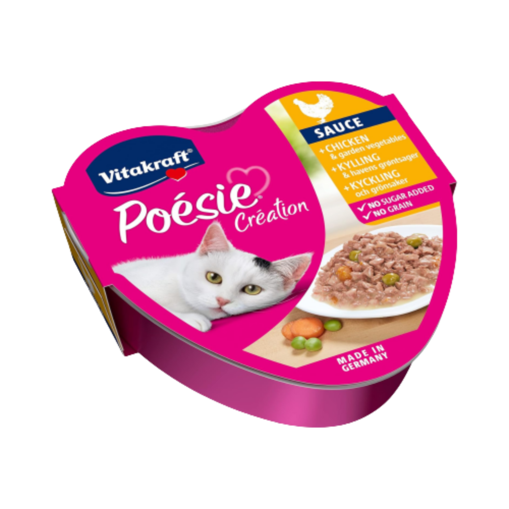 Vitakraft Cat Treat Poesie Delice Plus Chicken & Garden Vegetables 85g Petfast.shop Vitakraft Cat Exclusive Liquid Treat Treats petfast.shop Egypt 249.00