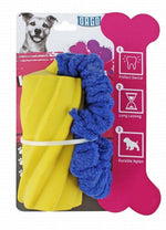 Orgo Latex Plush Stick With Elastic Rope Dog Toy.
