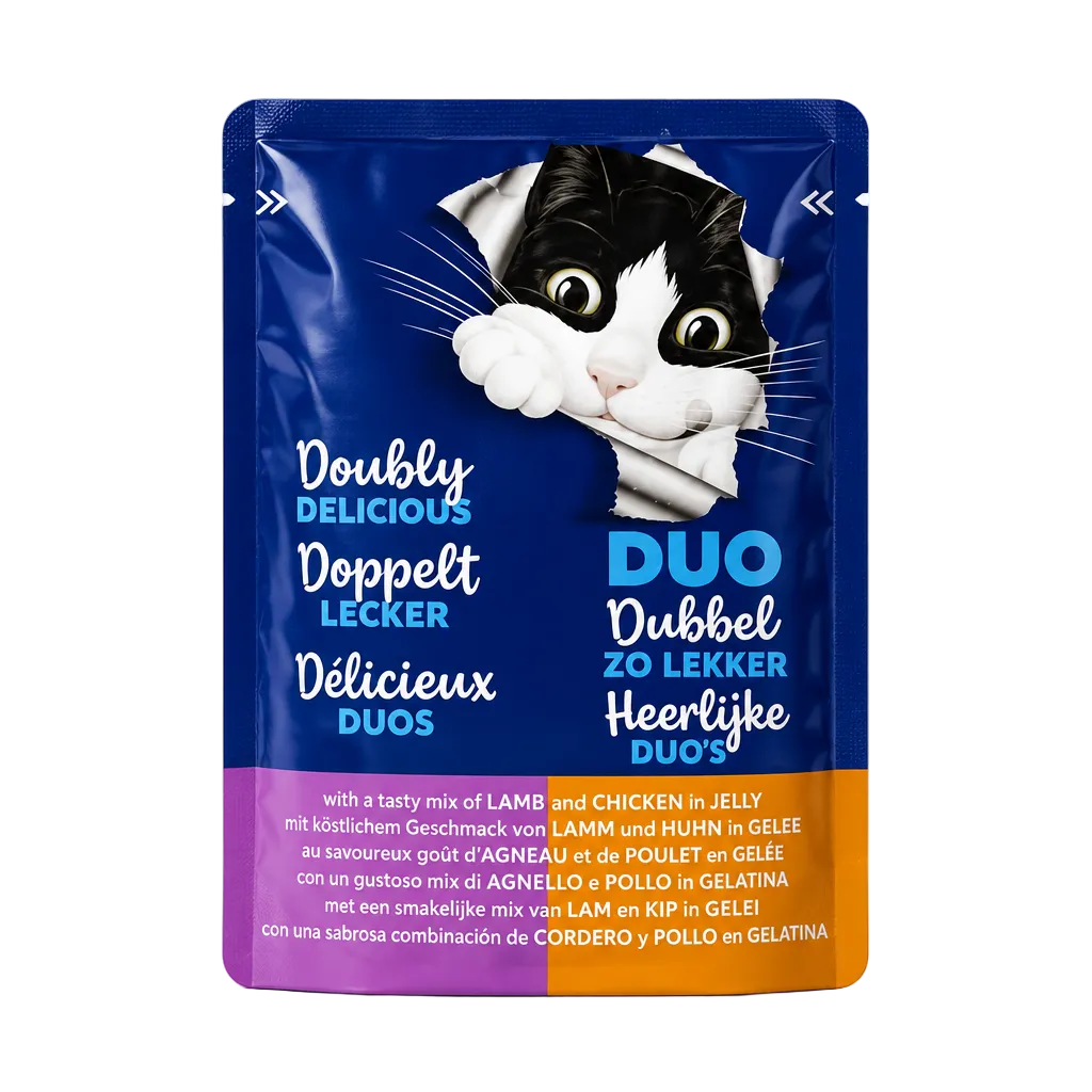 Felix Doubly Delicious DUO Lamb Chicken white background