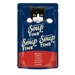 وجه كيس Felix Soup Time باللحمة بخلفية بيضاء
