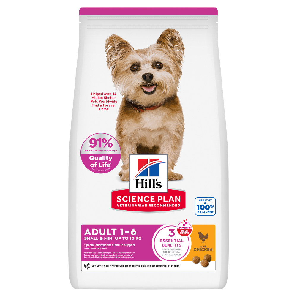 Hill's Science Plan Small & Mini Adult Dog Food with Chicken Petfast.shop Hill's Dog Dry Food Food petfast.shop Egypt1.5Kg 1040.00