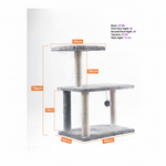 Gray Cat Tree G2 Dimensions