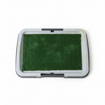 Gray Pet Potty Tray - Top View