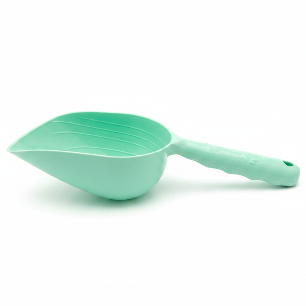 Green Leaf Scoop - Flat Side