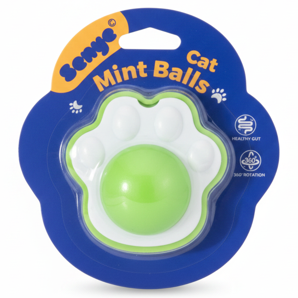 Green Mint Ball - White BG