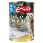 Groovy Wet Food for Kitten Daily Delight Chicken & Liver 400g Petfast.shop Groovy Cat Egypt Brand Food Kitten Wet Food petfast.shop Egypt PGR5936S Default Title 65.00