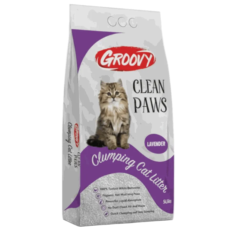 Groovy cat litter Lavender Petfast.shop Groovy Box & Accessories & Litter Cat Egypt Brand Kitten Litter petfast.shop Egypt PGR2553S-1 5 L 130.00