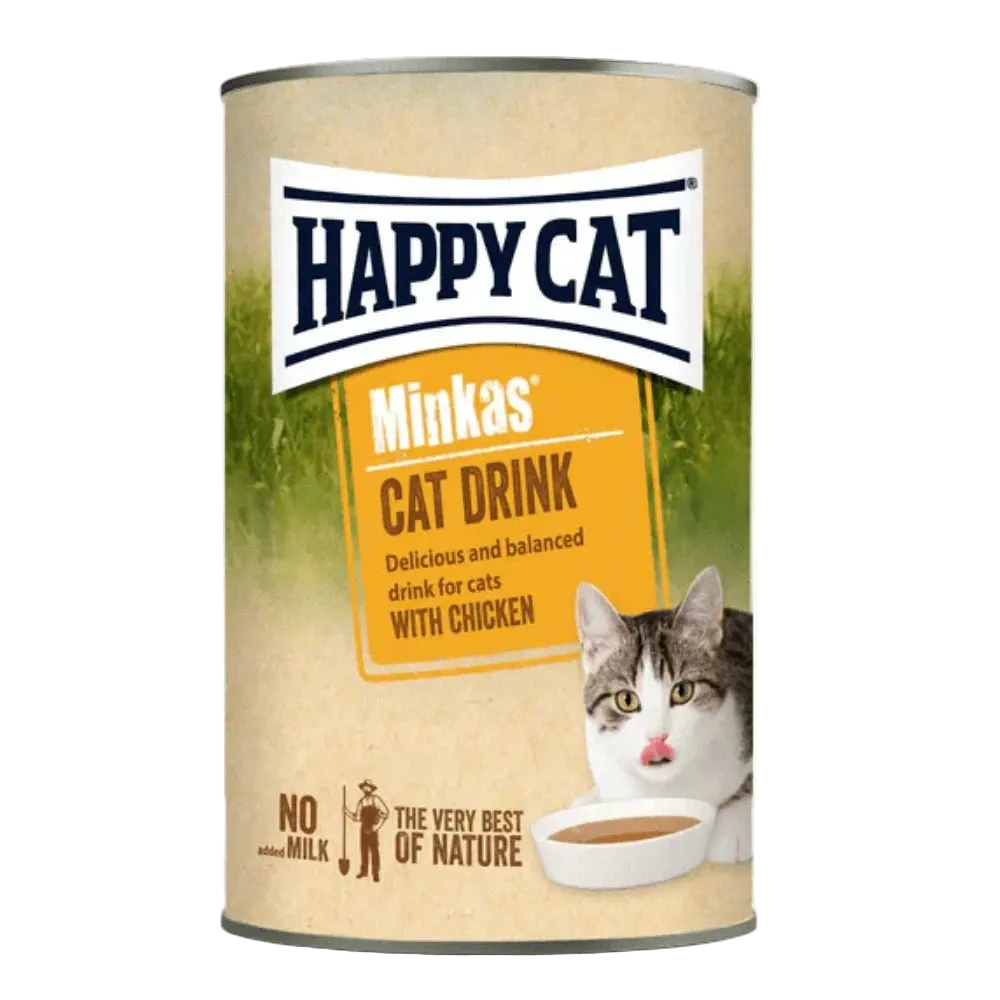 Happy Cat Minkas Cat Drink with Chicken Can 135ml Petfast.shop Happy Cat Cat Exclusive Food Wet Food petfast.shop EgyptDefault Title 200.00