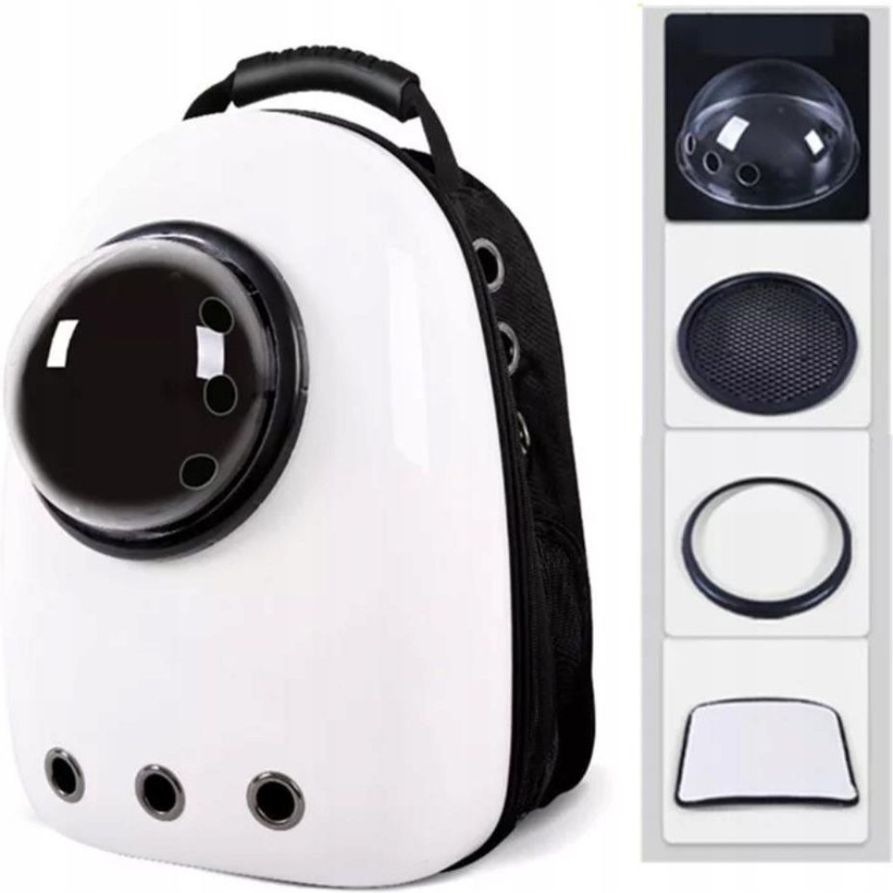 Pet Carrier Backpack White Size 42*30*25 Cm Petfast.shop Generic Carriers & Travel Accessories Cat Dog Supplies petfast.shop Egypt PPE6055S Default Title 960.00