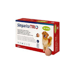 Simparica Trio One Tablet For Dogs From 20 - 40 Kg.