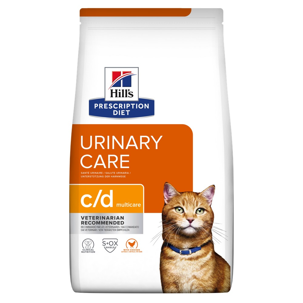 Hill's C/D Urinary Care Multicare Dry Cat Food with Chicken 1.5kg.