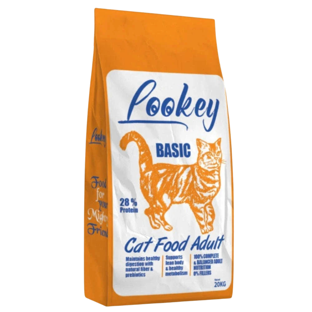 Lookey Basic Cat Dry Food 20Kg.