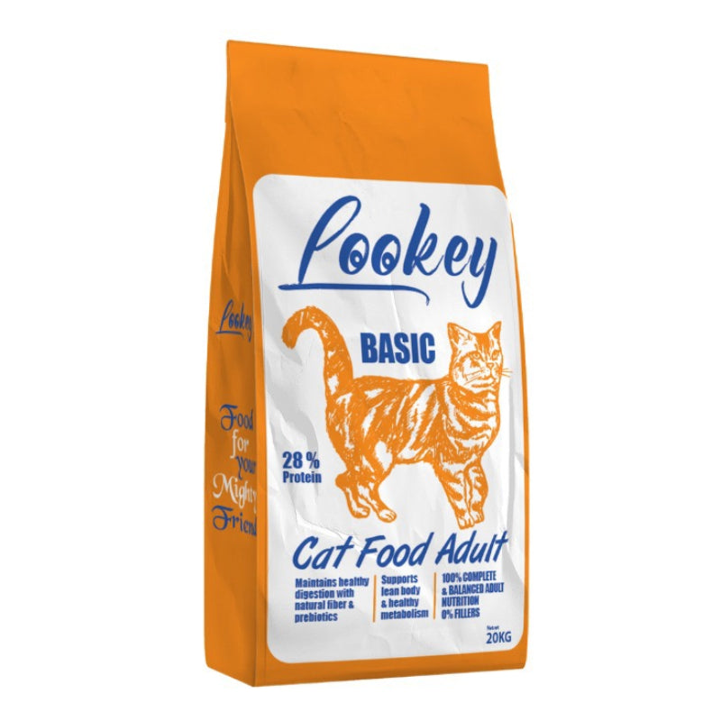 Lookey Basic Cat Dry Food 20Kg.