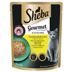 Sheba Premium Cat Food Gourmet Cuisine Tuna, Katsuobushi & Carrot 70g Petfast.shop Sheba Cat Exclusive Food Wet Food petfast.shop Egypt PSH5938S Default Title 135.00