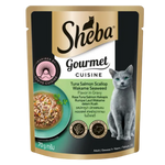 Sheba Premium Cat Food Gourmet Cuisine Tuna, Salmon, Scallop & Wakame Seaweed 70g Petfast.shop Sheba Cat Exclusive Food Wet Food petfast.shop Egypt PSH5937S Default Title 135.00