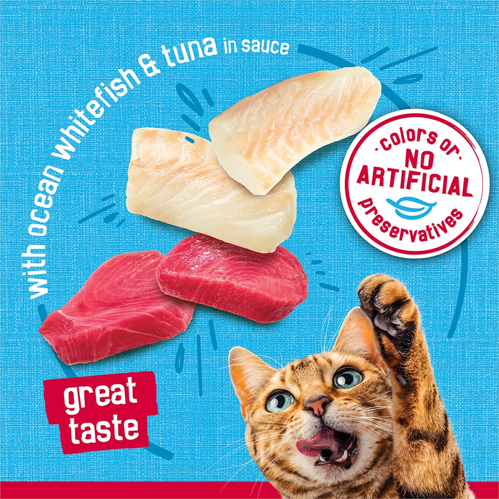 Friskies Prime Filets With Ocean Whitefish & Tuna in Sauce Wet Cat Food 156g Petfast.shop Friskies Cat Exclusive Food Wet Food petfast.shop Egypt PFR6881S Default Title 110.00