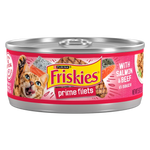 Friskies Prime Filets With Salmon & Beef in Sauce Wet Cat Food 156g