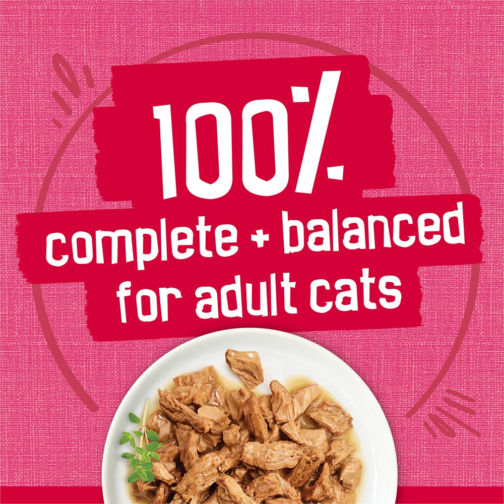 Friskies Prime Filets With Salmon & Beef in Sauce Wet Cat Food 156g