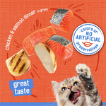 Friskies Shreds Chicken & Salmon Dinner In Gravy Wet Cat Food 156 g