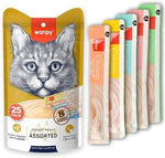 Wanpy Creamy Treat For all Cat Assorted 25 Pack 8 Flavors Petfast.shop Wanpy Cat Food Liquid Treat Treats petfast.shop EgyptDefault Title 750.00