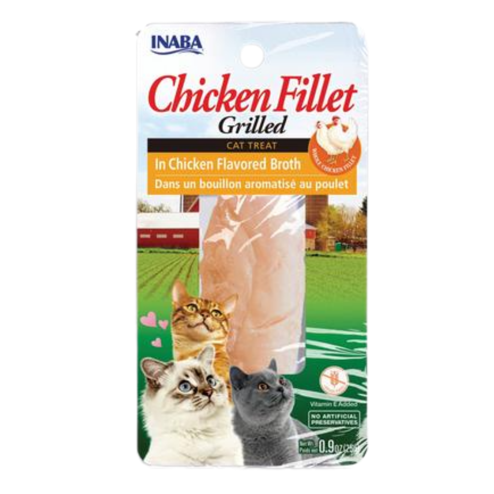 Inaba Chicken Fillet Grilled in Chicken 25g Petfast.shop Inaba Cat Chewy Treat Exclusive Treats petfast.shop EgyptDefault Title 175.00