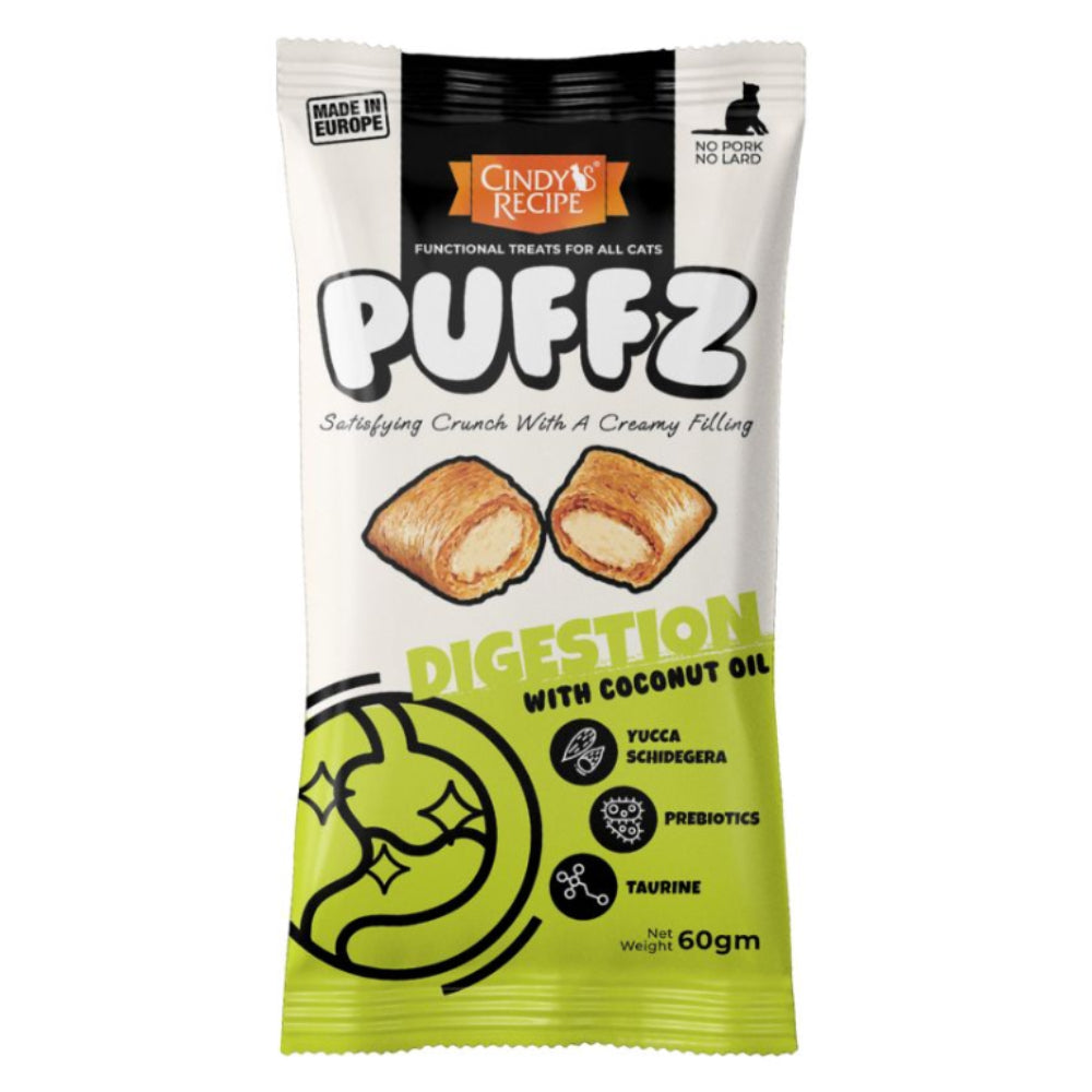 Packaged snack with branding and product details on a white background