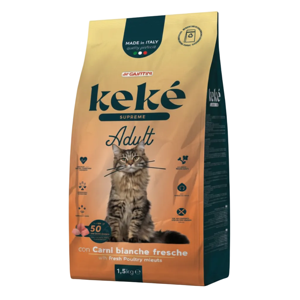Keké Supreme Adult Cat Food - White Background