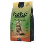 Keke Classic Multigusto 800g cat food on white background