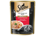 Sheba Premium Cat Food Tuna & Chicken with Bonito 70g