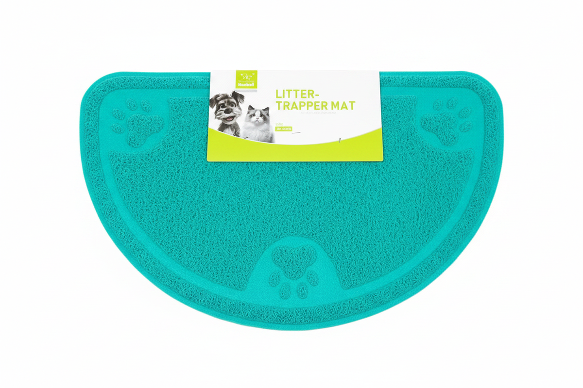 Litter Trapper Mat Teal - White Background